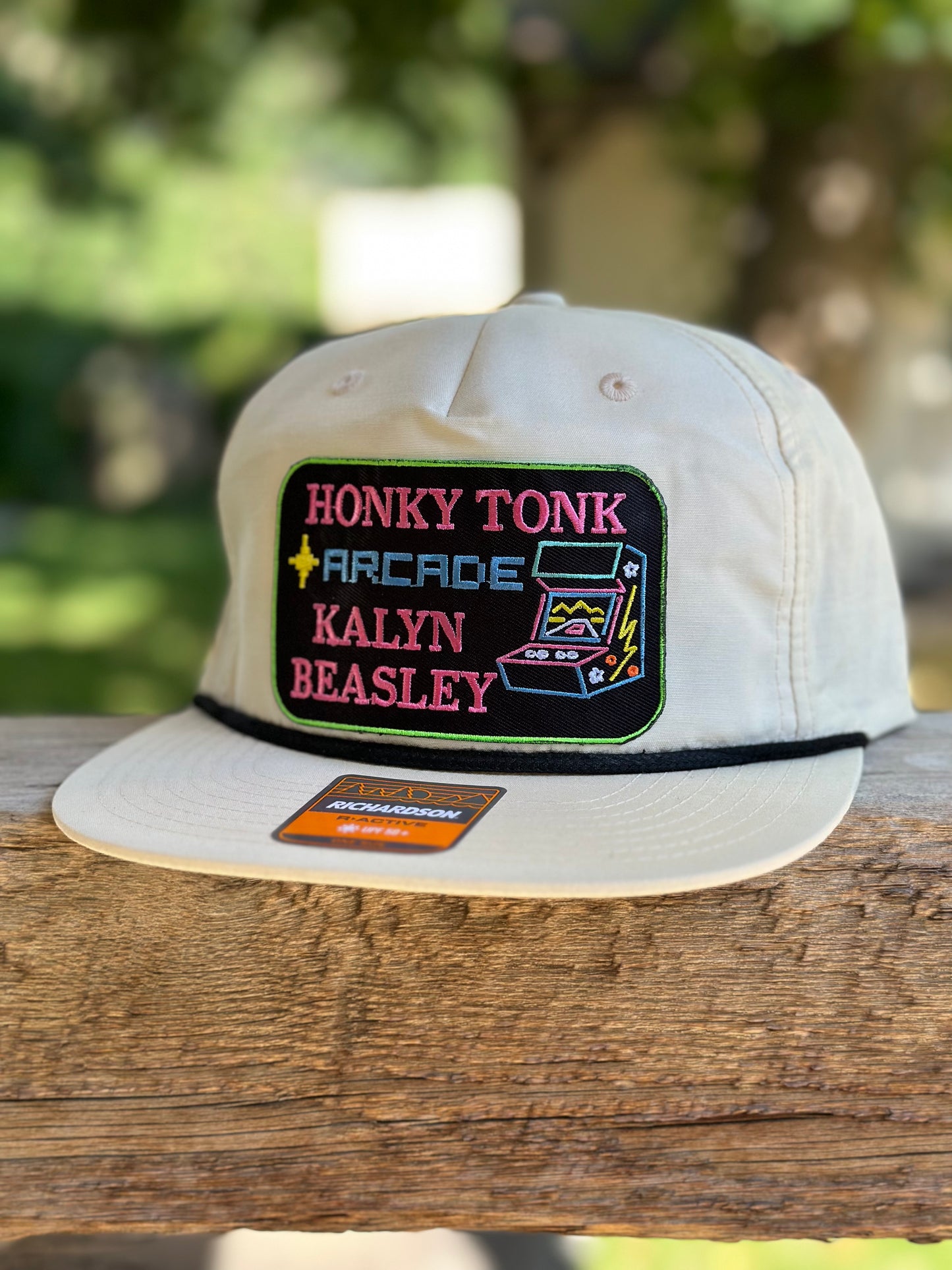 White Richardson Neon Honky Tonk